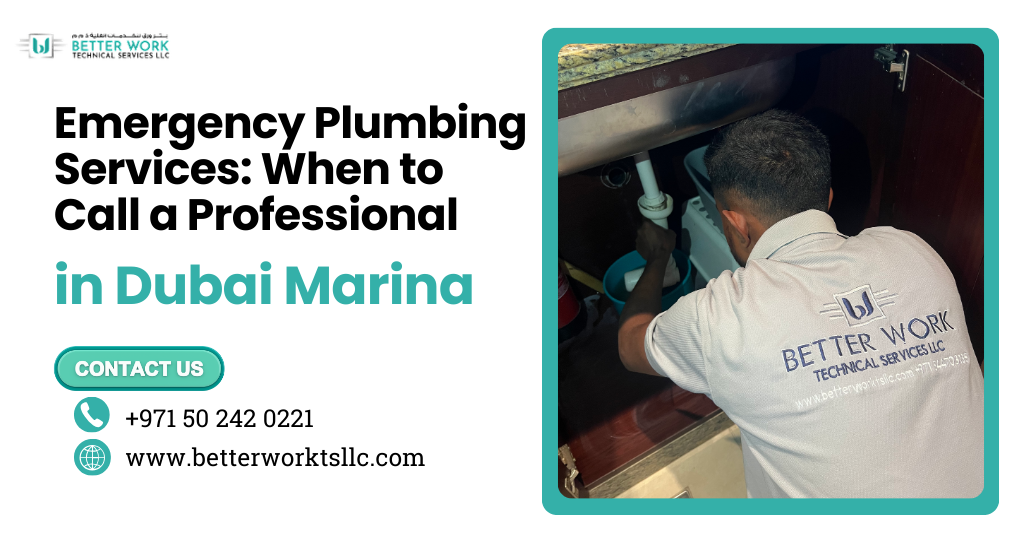 Emergency Plumbing Services in Dubai Marina: When to Call a Professional